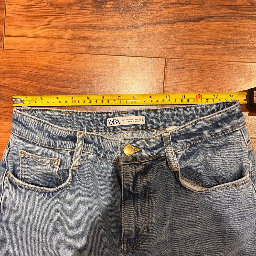 Zara High Rise Straight Jean - Picture 2 of 4